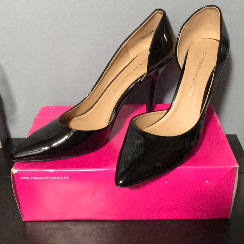 Black Patent Heels